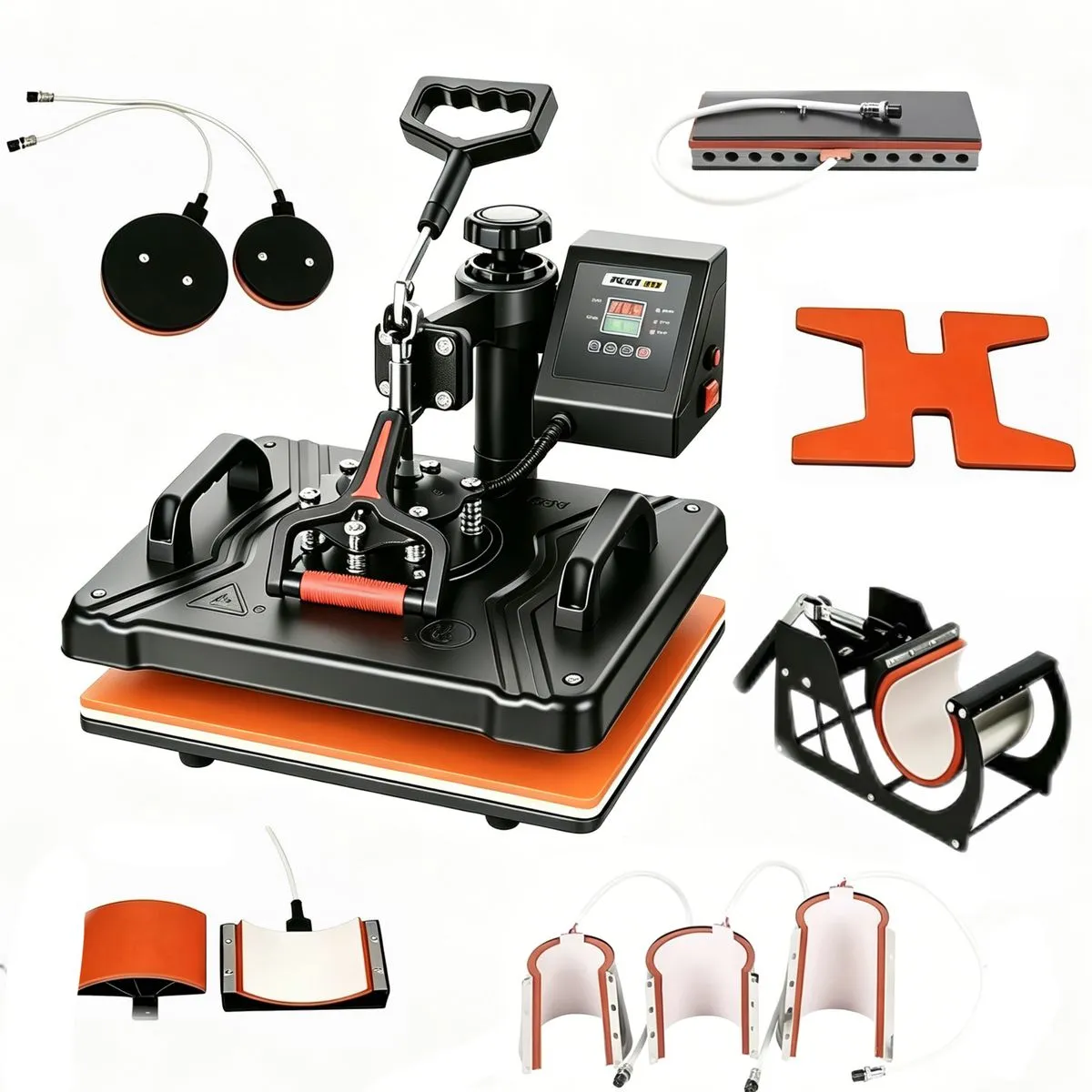 10 in 1 Heat Press Machine for T-Shirts,Hats,Mugs,Pens &More 12x15 Inch
