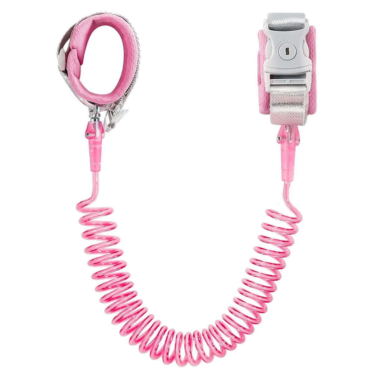 1.5m Baby Kids Toddler Safety Leash with Lock - Baby Pink