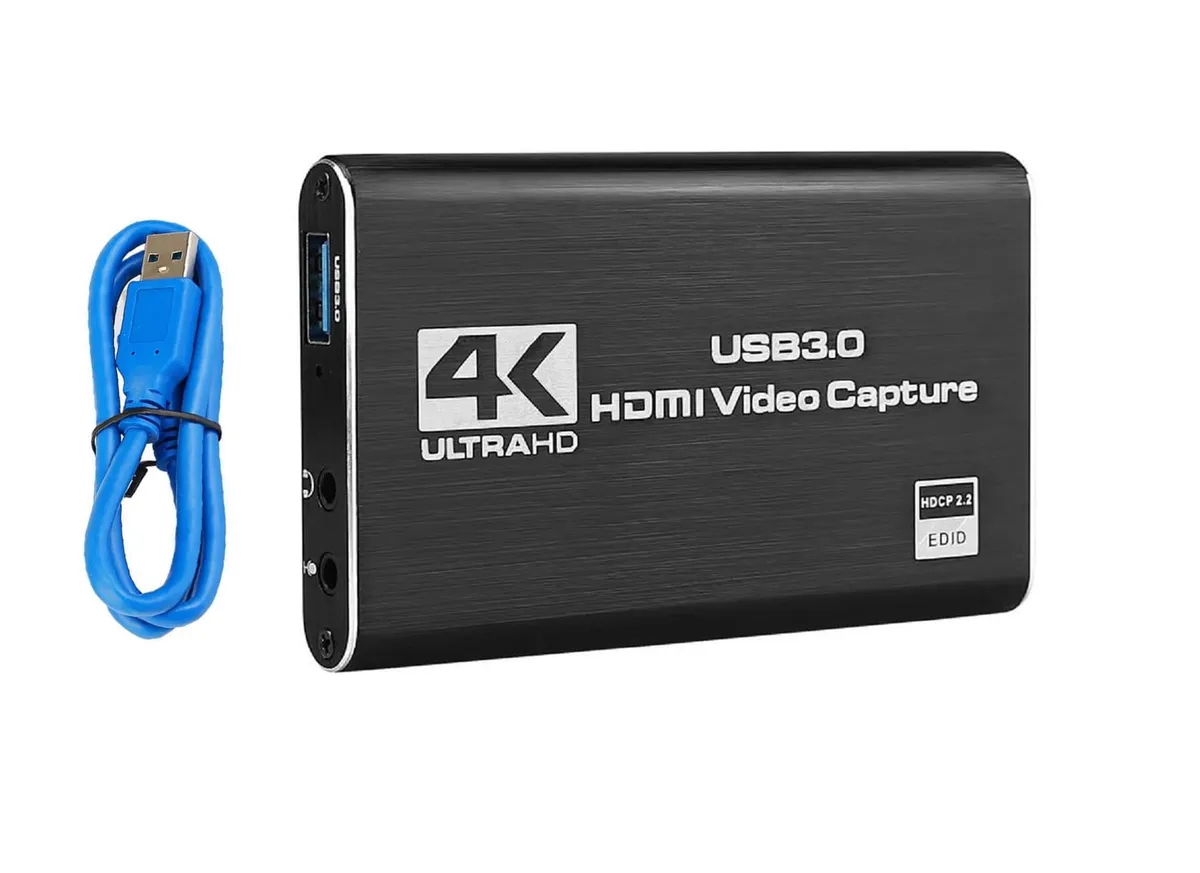 4K Audio Video Capture Device, HDMI to USB 3.0 4K Video Capture Card