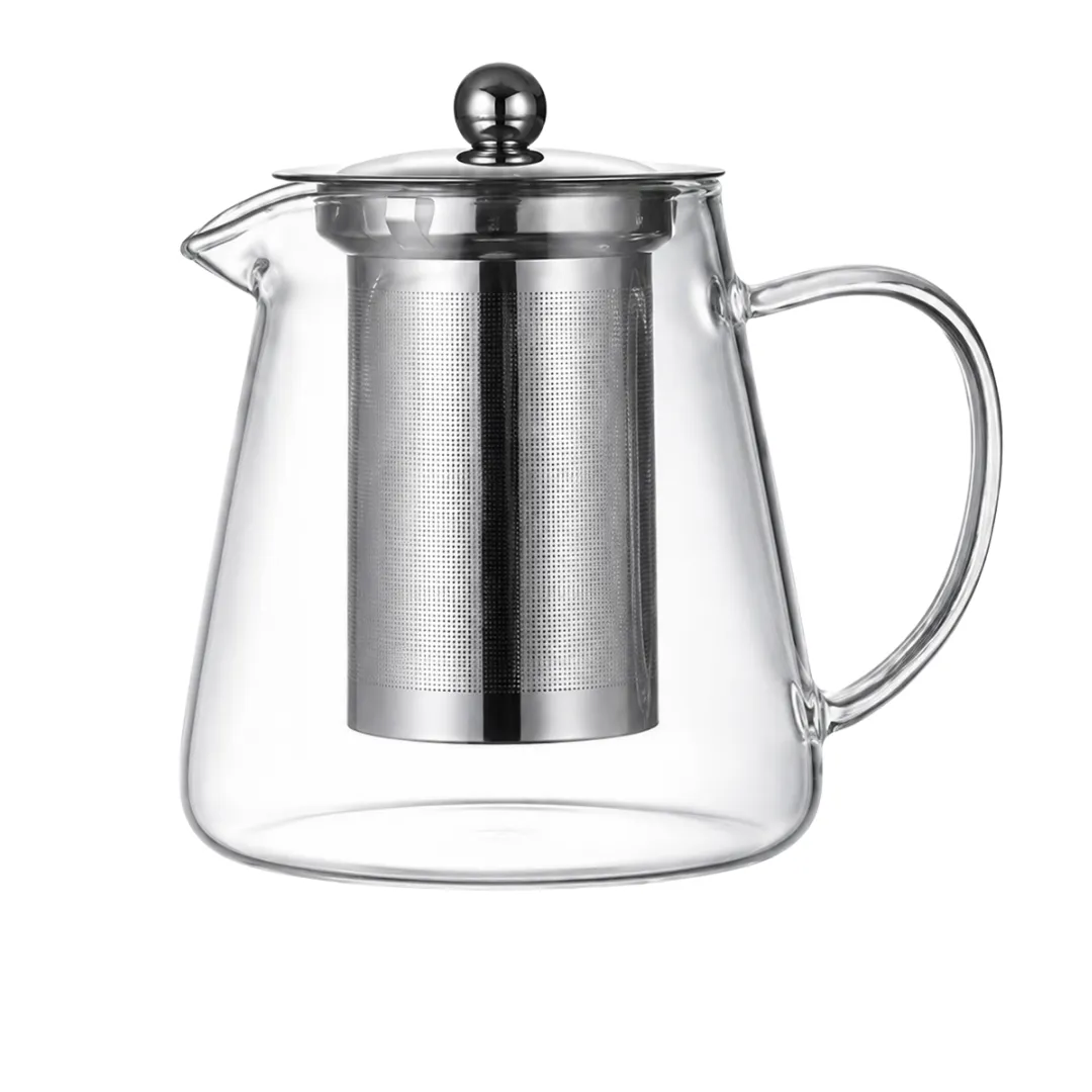 Bestby - 750ml Borosilicate Glass Teapot with Stainless Steel Infuser