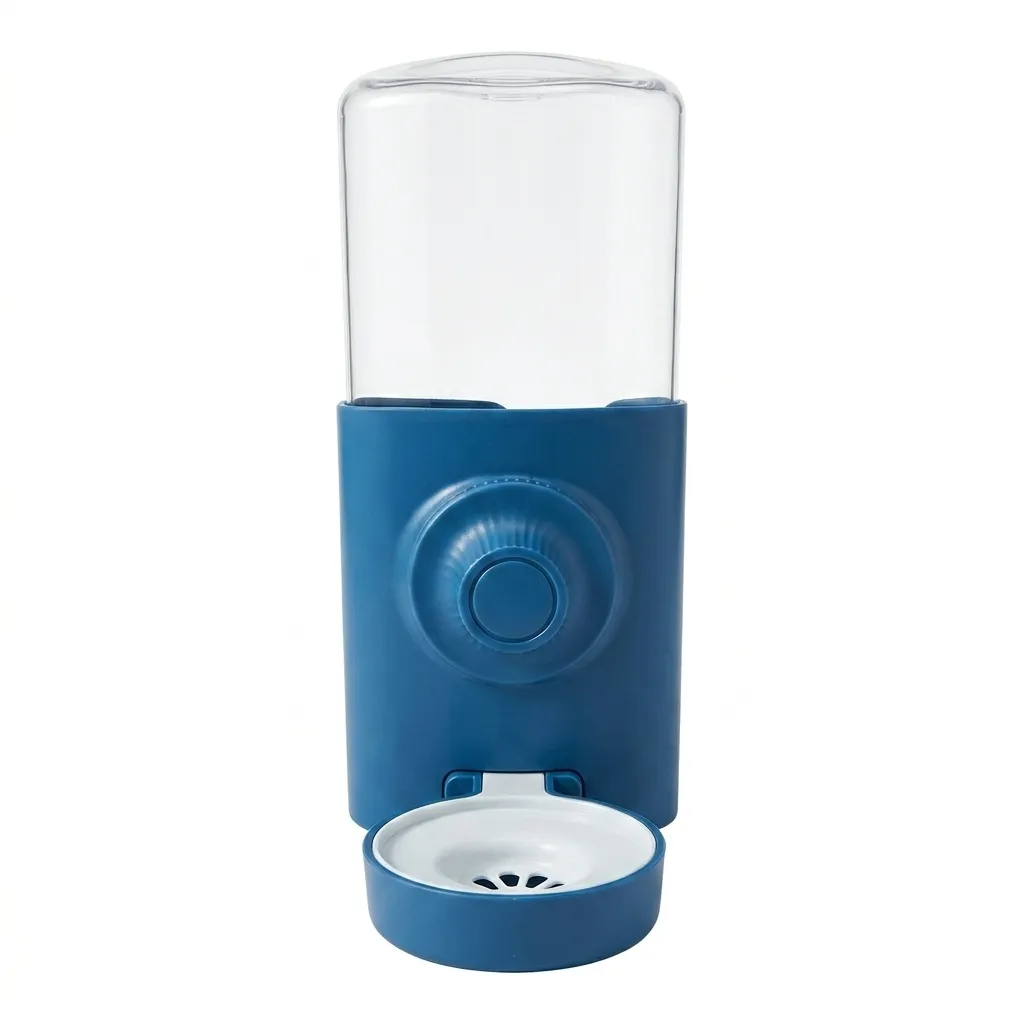 Sumvov Small Pet Automatic Water Drinker and Feeder - Blue