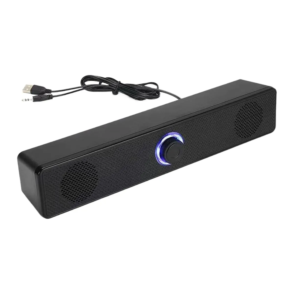 Computer Speakers, Wired Desktop Speakers, Noise-Canceling Mini Speakers