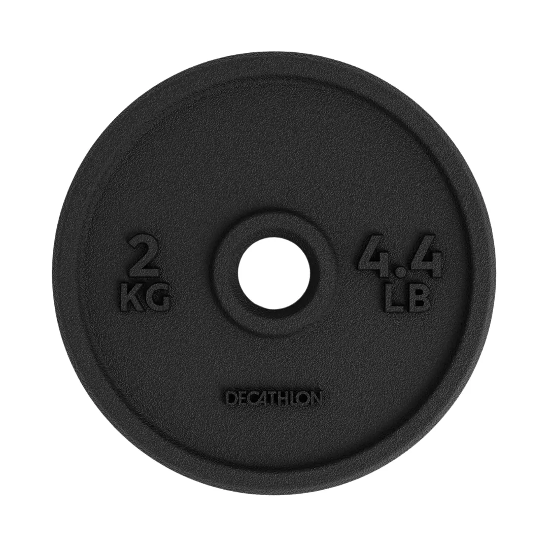 Decathlon - Recycled Cast Iron Plate - 2kg - 28mm