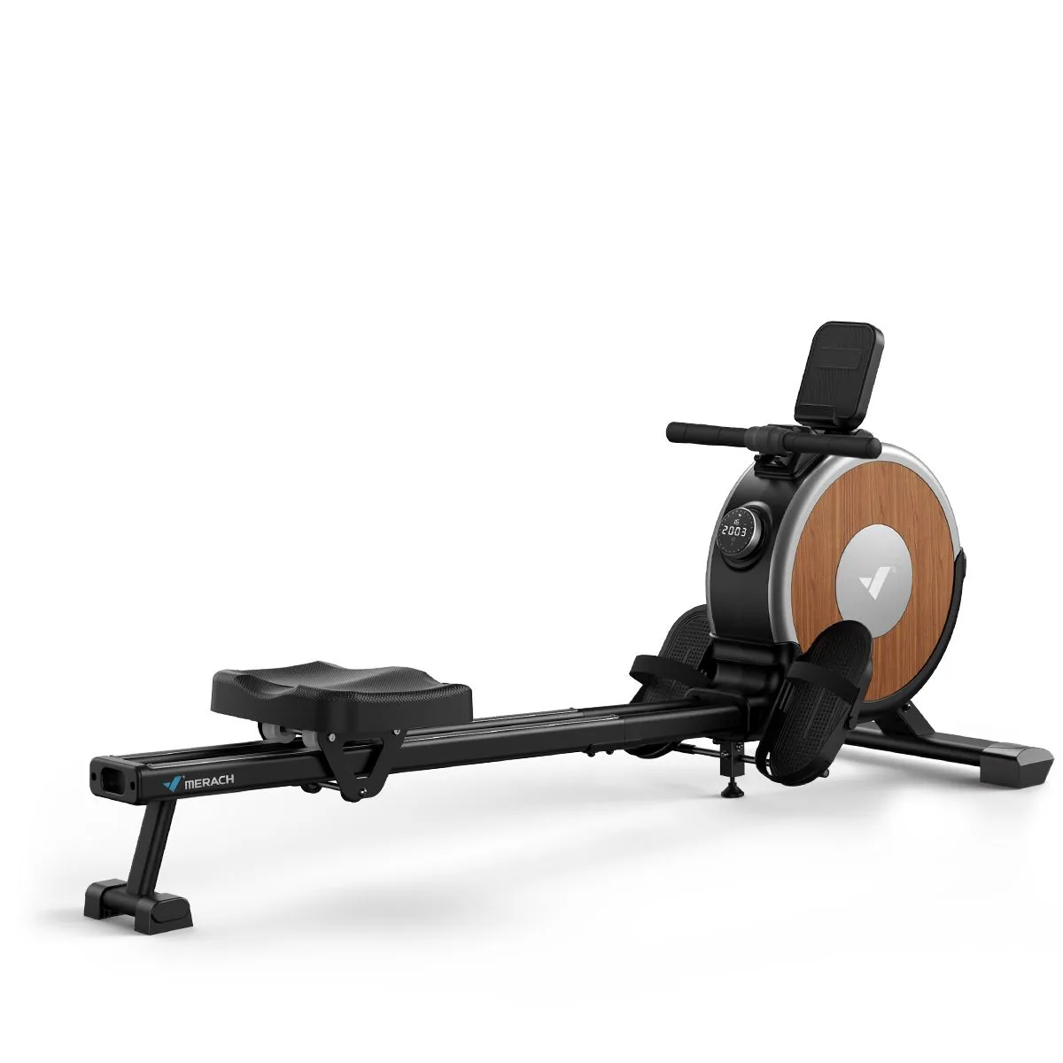 MERACH self-powered Q1S Rowing Machine Quiet 16 Level Resistance