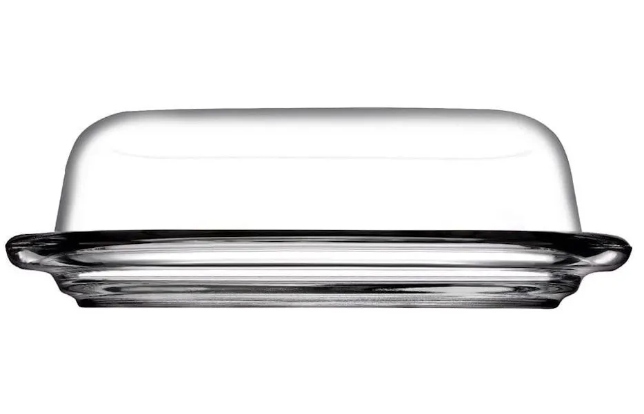 Pasabahce Butter Dish With Glass Lid - 250g