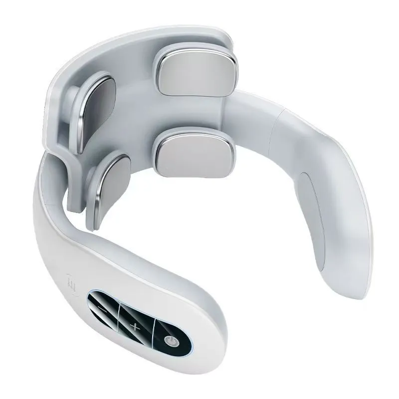 Neck Massager With Heat Therapy And Voice Guidance For Neck Care