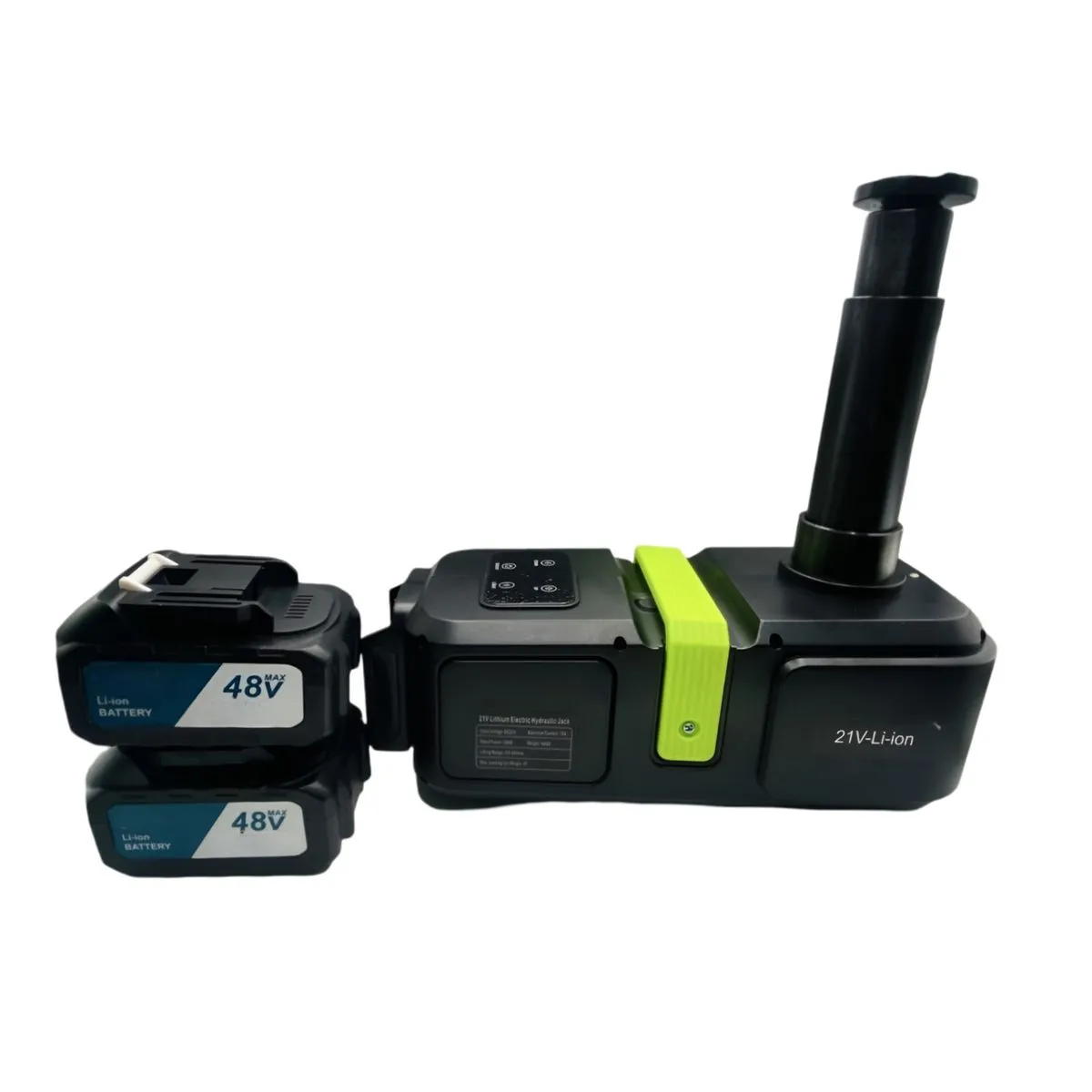 21V Cordless Electric Car Jack Kit with 2×48V Batteries