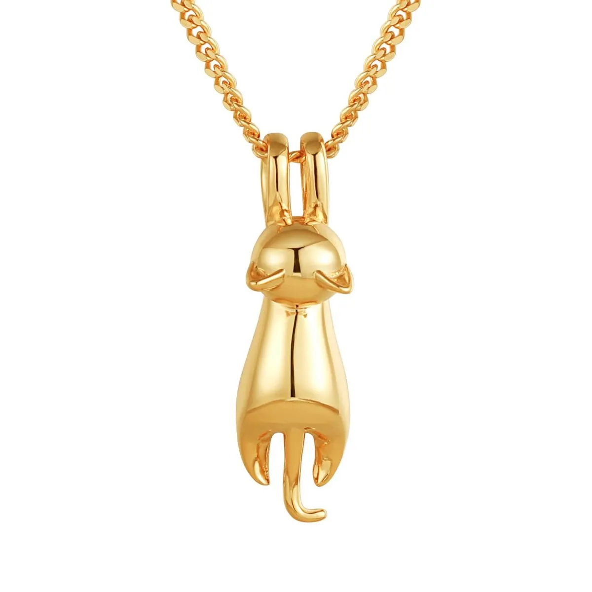 Women Trendy Dainty Charm Pendant Necklaces - Gold