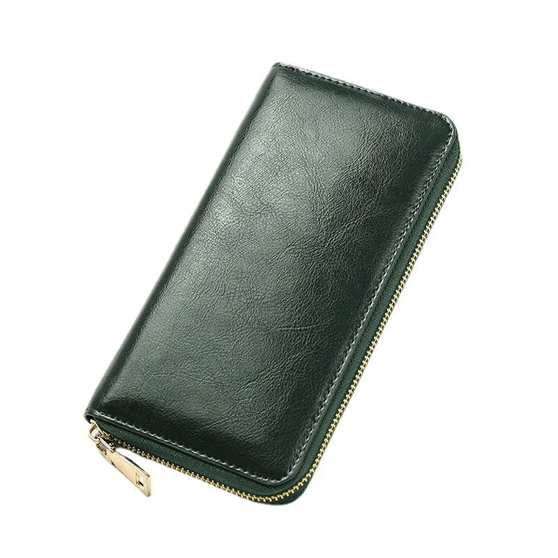 Women's long zipper wallet Gift