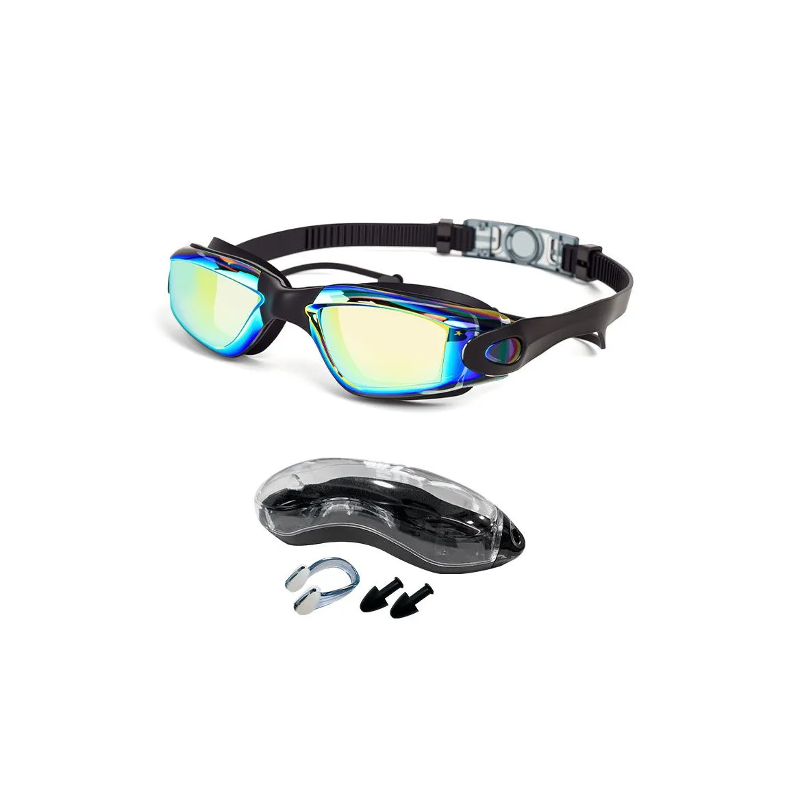 Swimming Goggles Anti Fog, Protecting Adults/Teenagers Without Leakage
