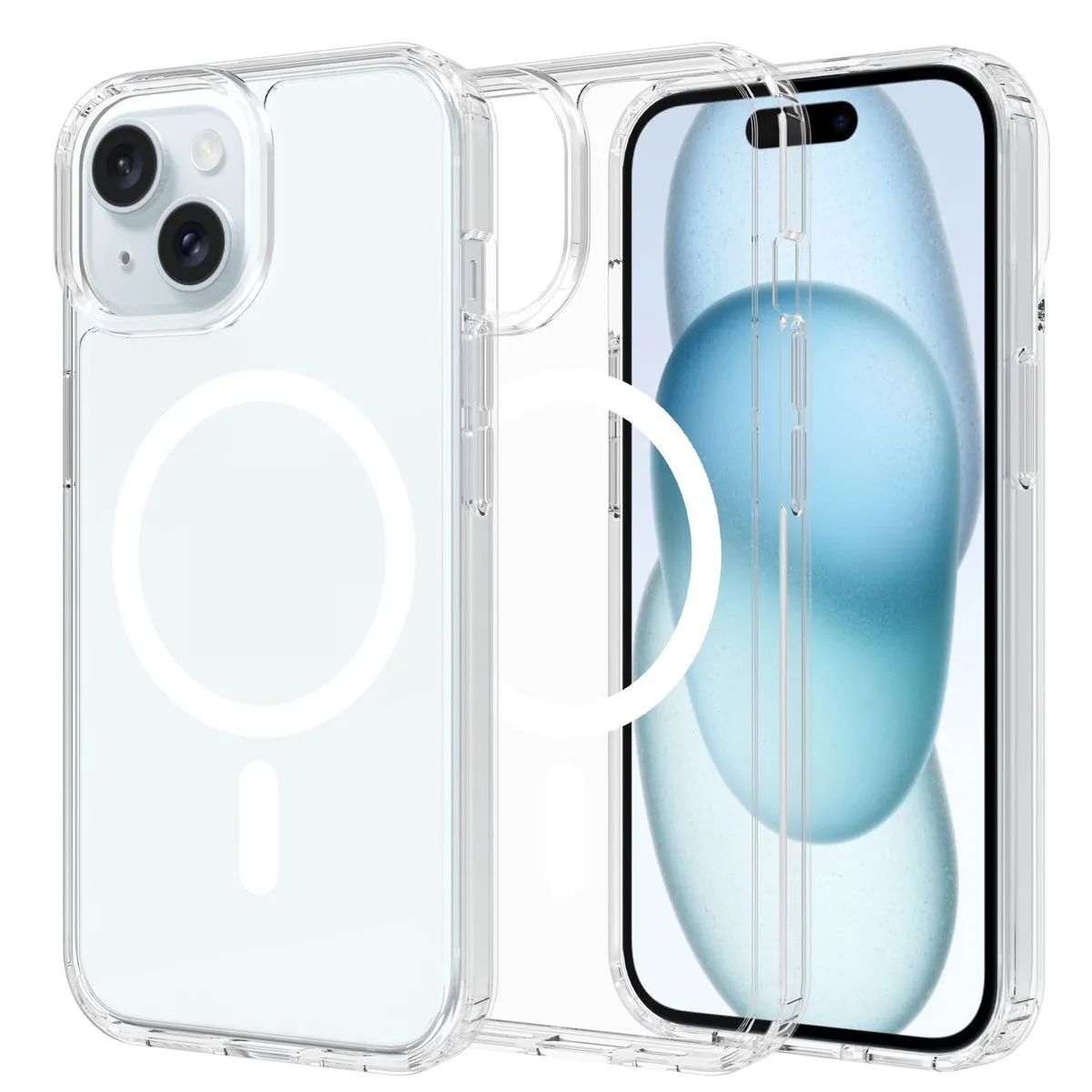 MagSafe Protective Clear Cover Compatible With iPhone 15