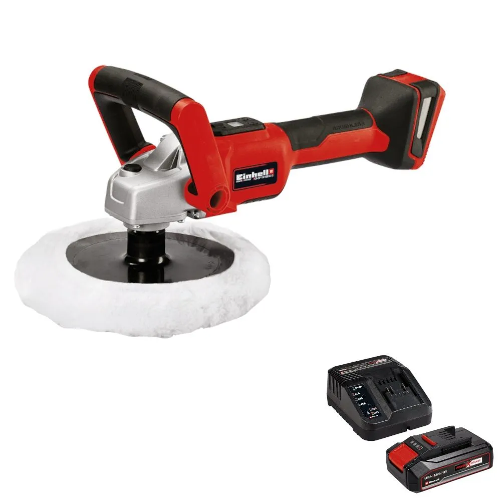 EINHELL Power X-Change Cordless Polishing / Sander, 2.5Ah Battery & Charger