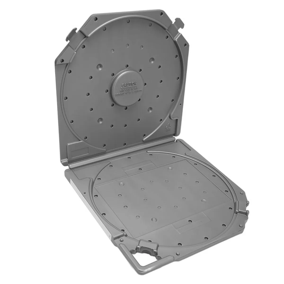 Empty Take Up Reels Storage Box Full Protection For 10 Inch Grey