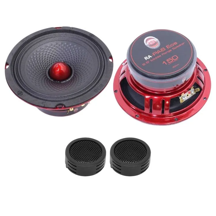 Reference Audio RA-PA6 EOS Series 6.5" Midrange Speakers & Evo Tweeters