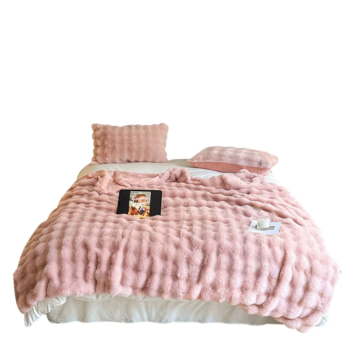 Decorative Soft Thick Fuzzy Throw Blanket