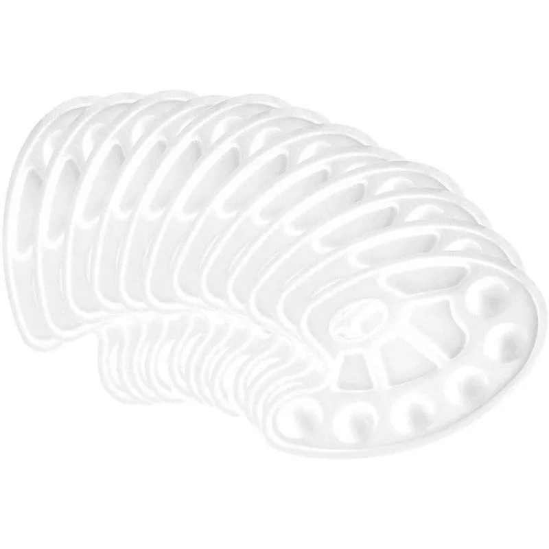 20 Pcs Paint Tray Palettes Plastic Watercolor Palette Painting Tray for Cra