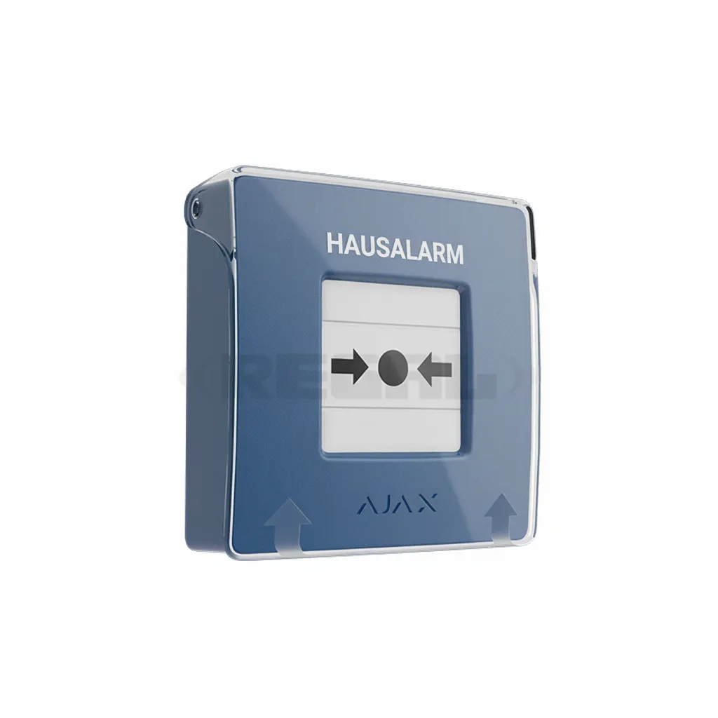 Dual Action Manual Fire Alarm Call Point with Blue Lens