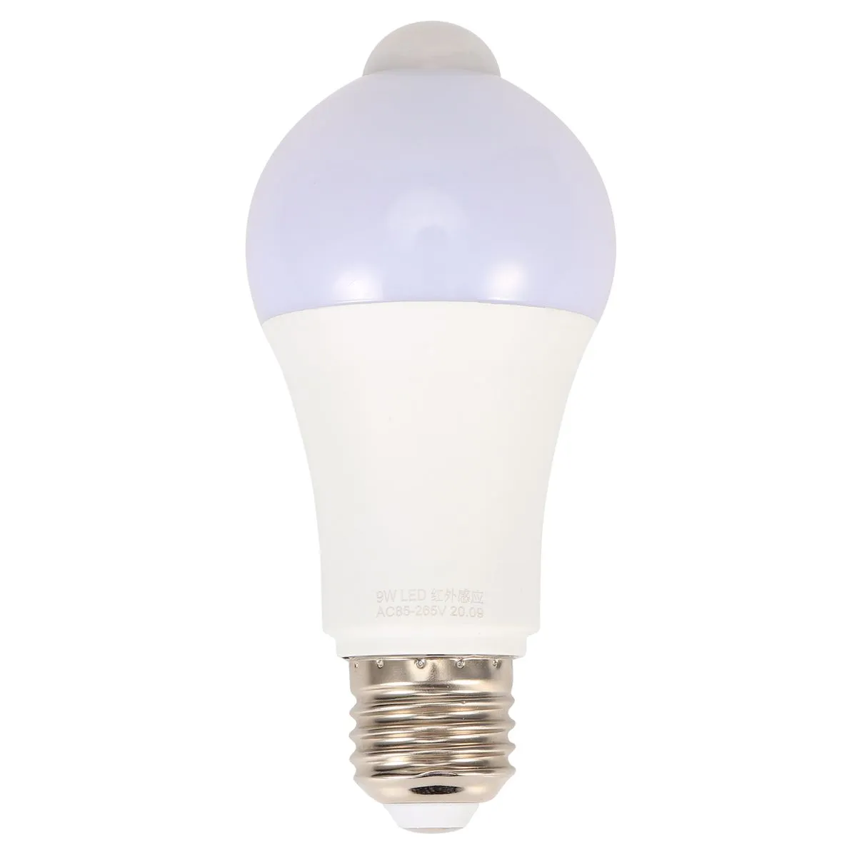 9W E27 Infrared Motion Sensor Light Bulb 85-265V
