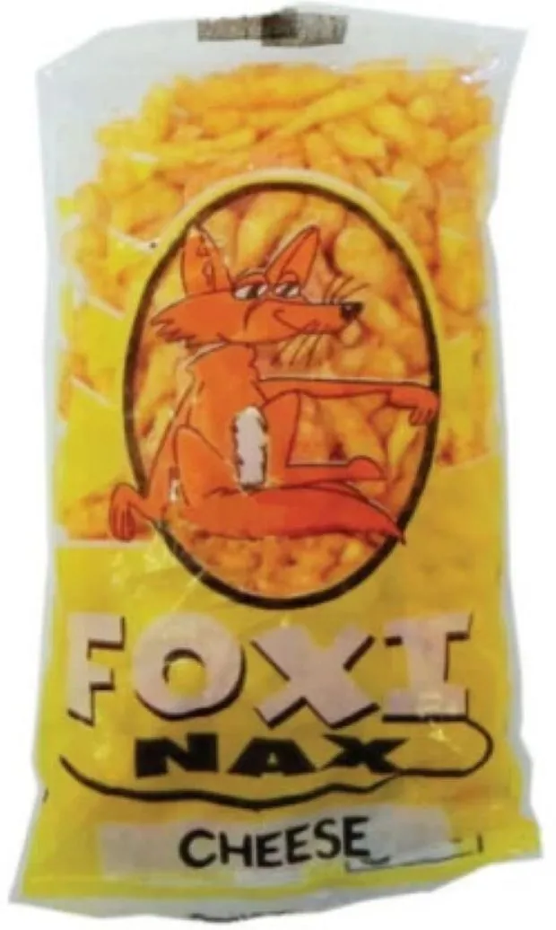 Foxi Nax Cheese Flavoured Chips (22g) - Bulk Pack of 50 Units
