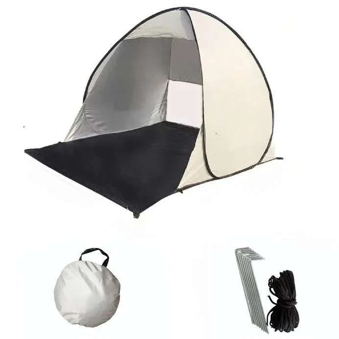 2-3 Person Pop Up Beach Tent Sun Protection Shelter, Camping Tent