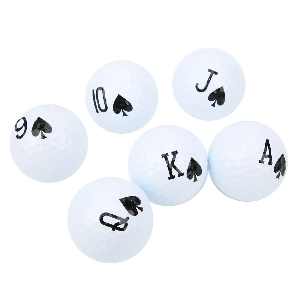 Long Distance Golf Balls Double Layer 6 Piece