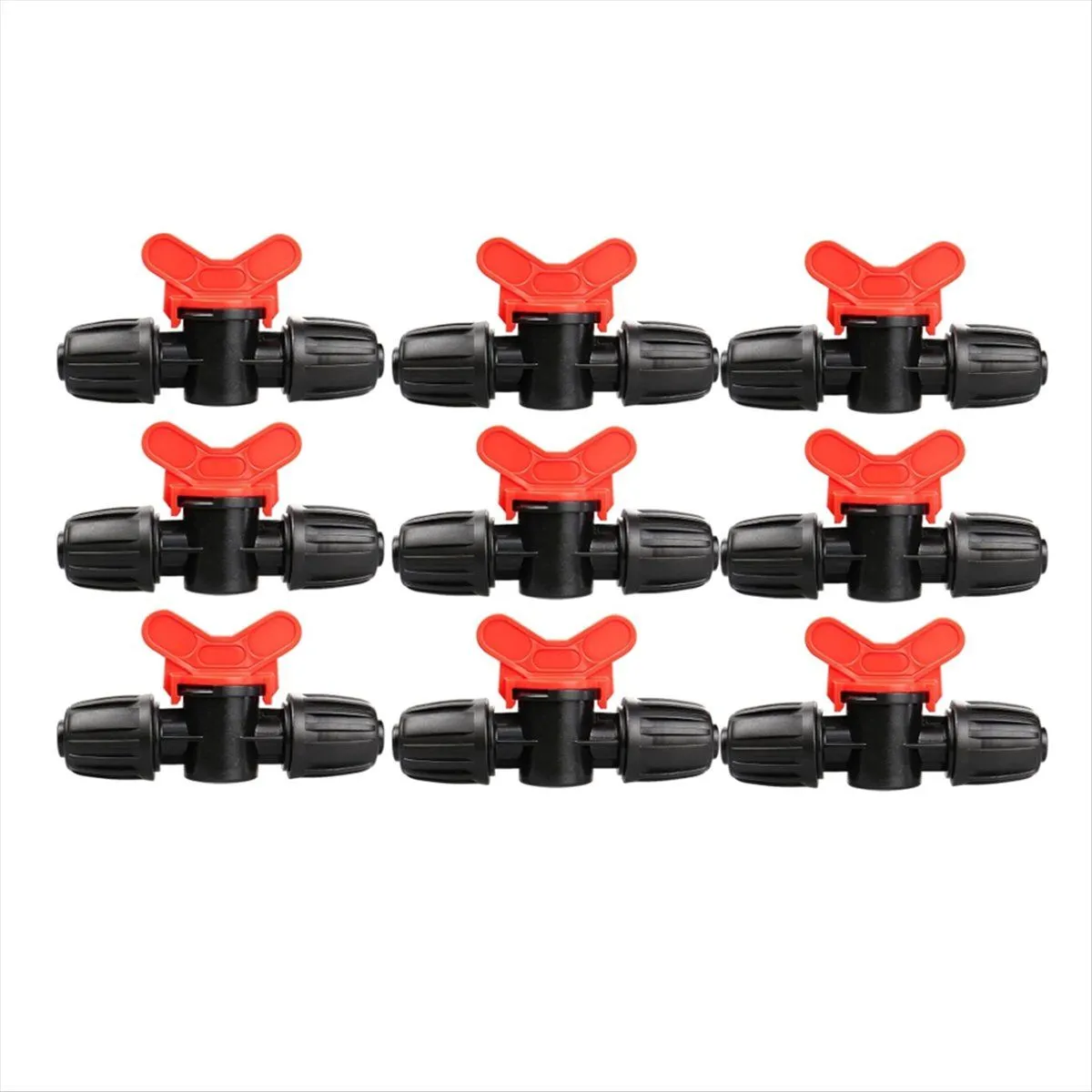 Drip Irrigation Valve Fittings,12 Pieces 1/2In Barbed Shut Off