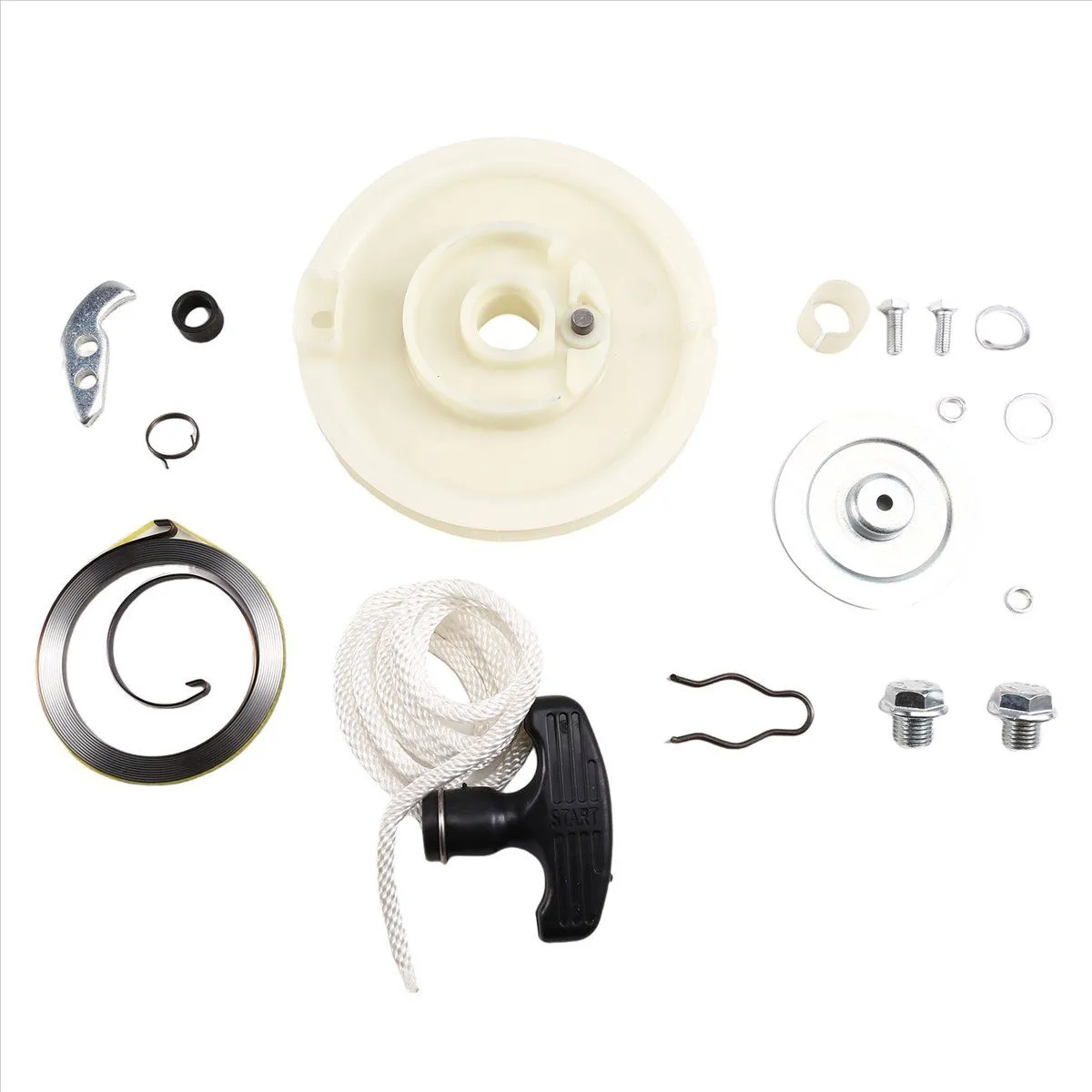 Atv Recoil Pull Starter Start Kit for Polaris Compatible with None