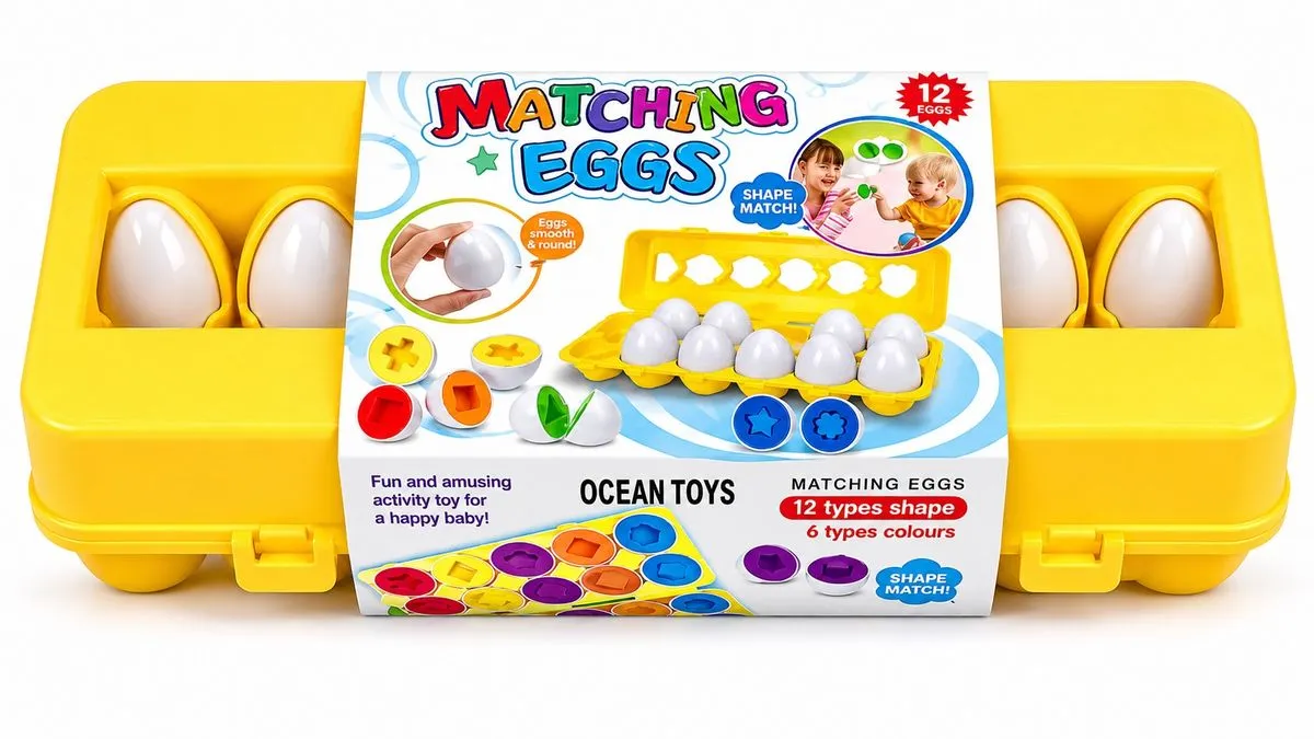 Matching Eggs Educational Toy Set