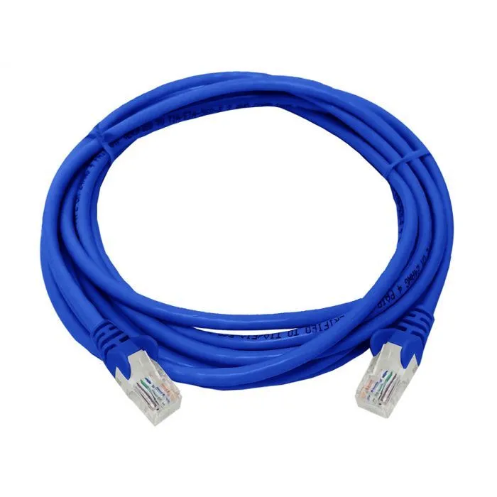 Linkbasic 3 Meter UTP Cat5e Flylead x 3 - Blue