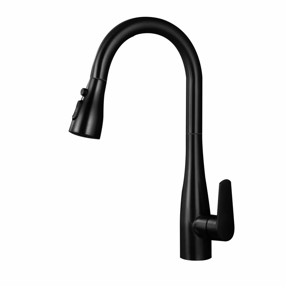 Kitchen Sink Mixer Taps Black Chrome Grey - Black