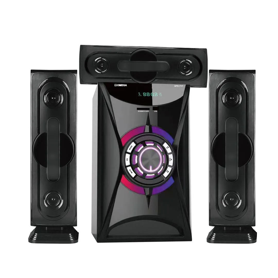 Omega 3.1CH Multimedia Speakers - Deep Bass & Clear Audio SPK-717
