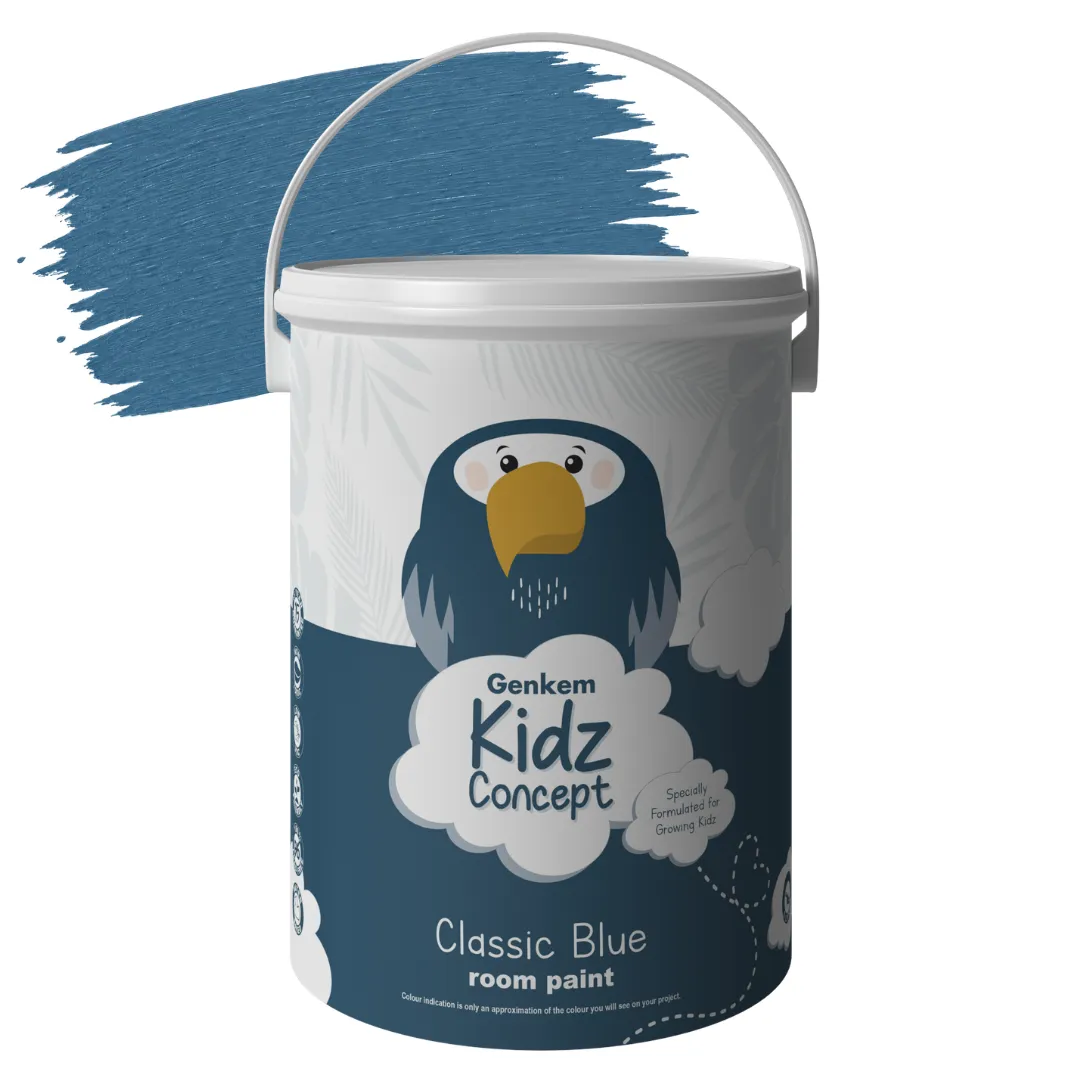 Genkem Kidz Room Paint - Classic Blue - 5lt