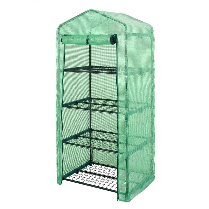 Wonray 4-Tier PVC Greenhouse 69 x 49 x 158cm Indoor Outdoor Plant Shelter