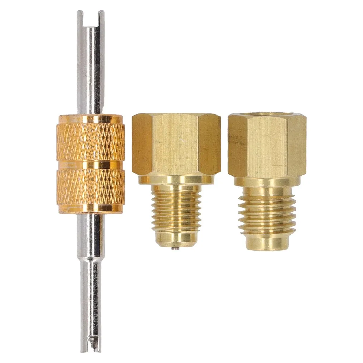 Copper Refrigerant Adapter - 1/2" ACME 1/4" SAE Conversion