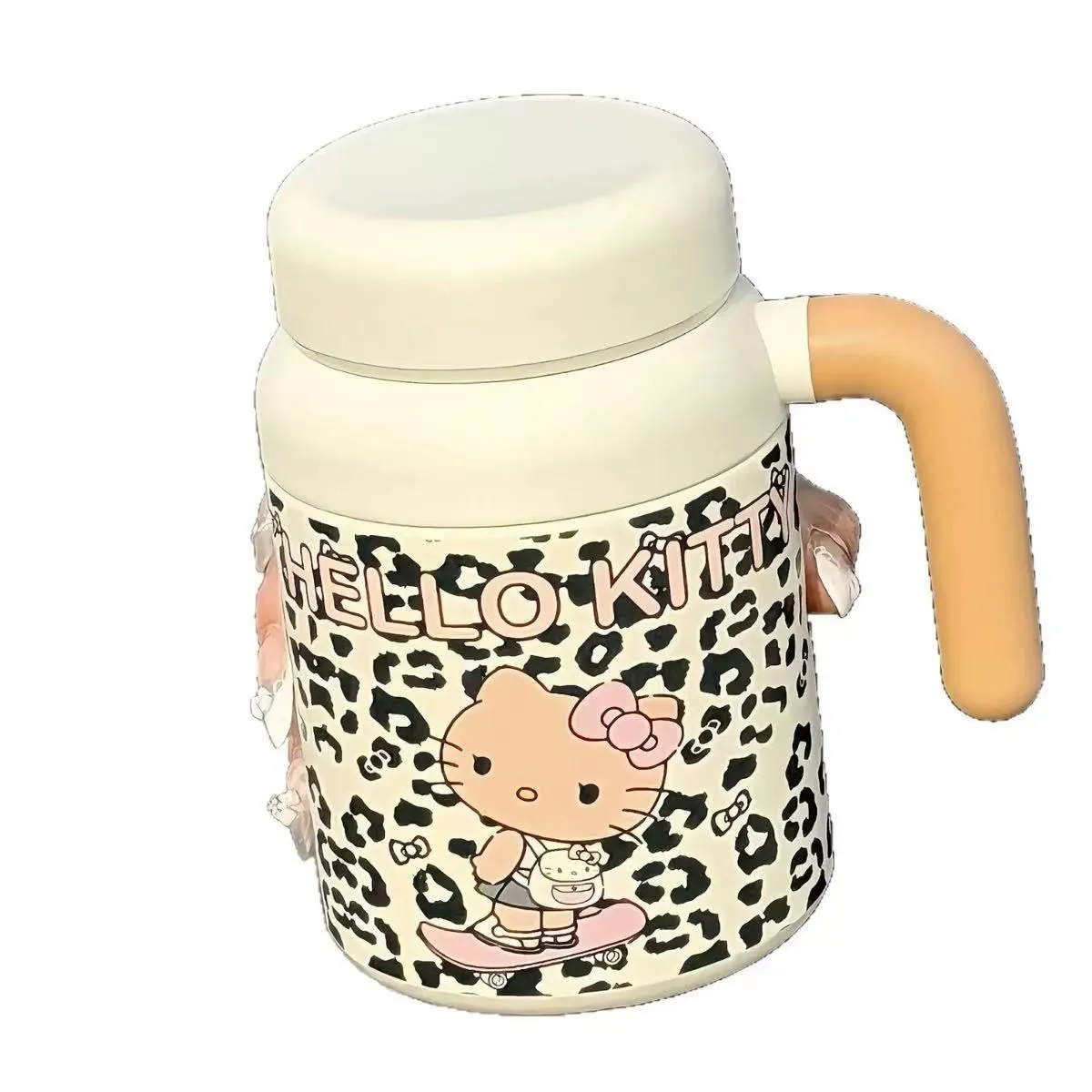 Cool Leopard Print Design Cartoon Skateboard Long-Lasting Heat