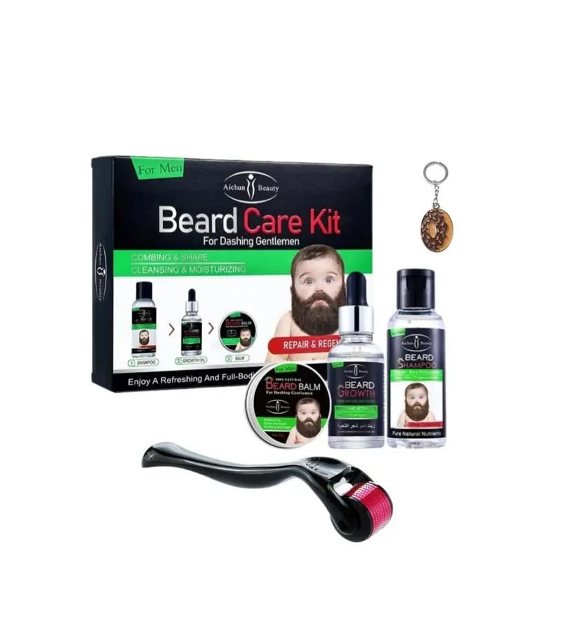 Beard Care Kit , Derma Roller & Keyring