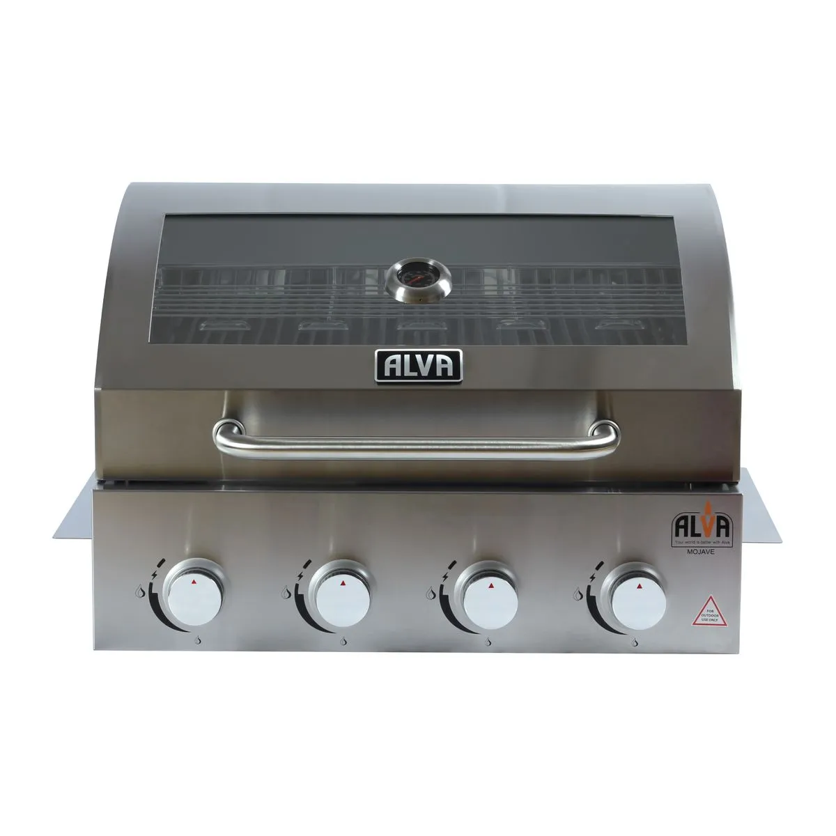 Alva - Mojave 4-Burner Glass Hood Drop-In Gas Barbeque