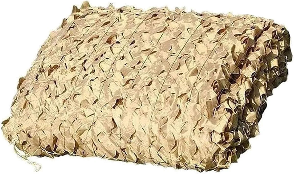 Expees -Shade Mesh Tarp For Hunting, Camo Netting Breathable Camouflage Net - Dessert 