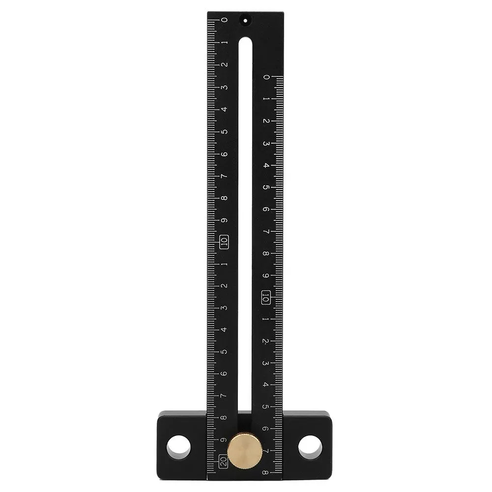 180mm T-Type Alloy Scribing Ruler Metric Scale