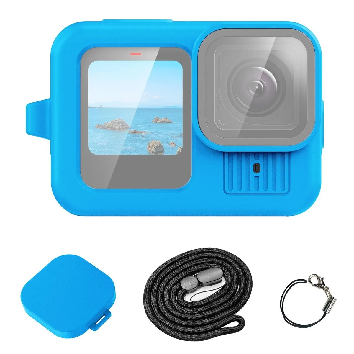 BotereuTech Easy-carry Silicone Case compatible with GoPro HERO13 Black