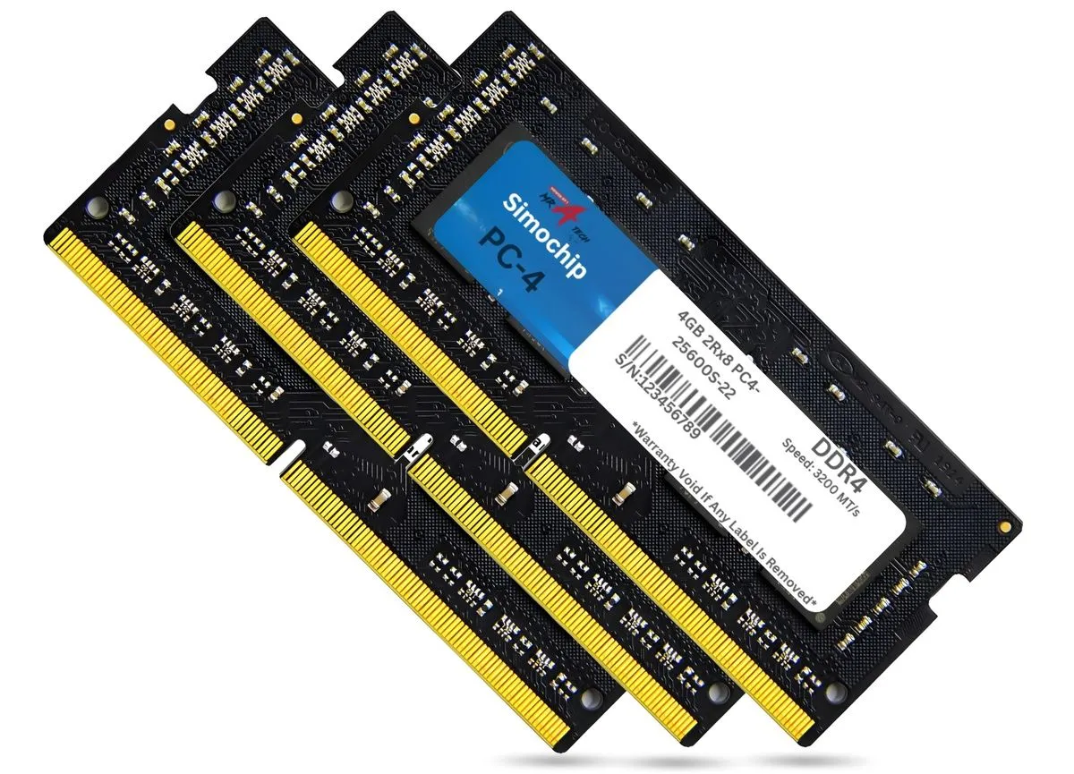 DDR4 RAM 4GB Laptop,Notebook ,All in computers RAM Memory 260 pin (RAM) X 3