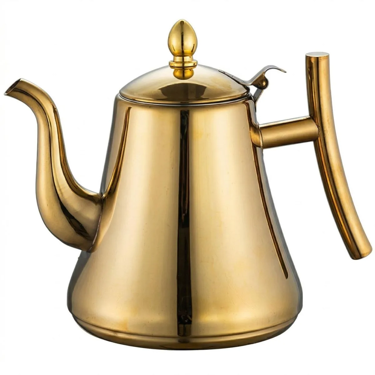 1.5L Stainless Steel Stovetop Tea Kettle with Infuser - Gold