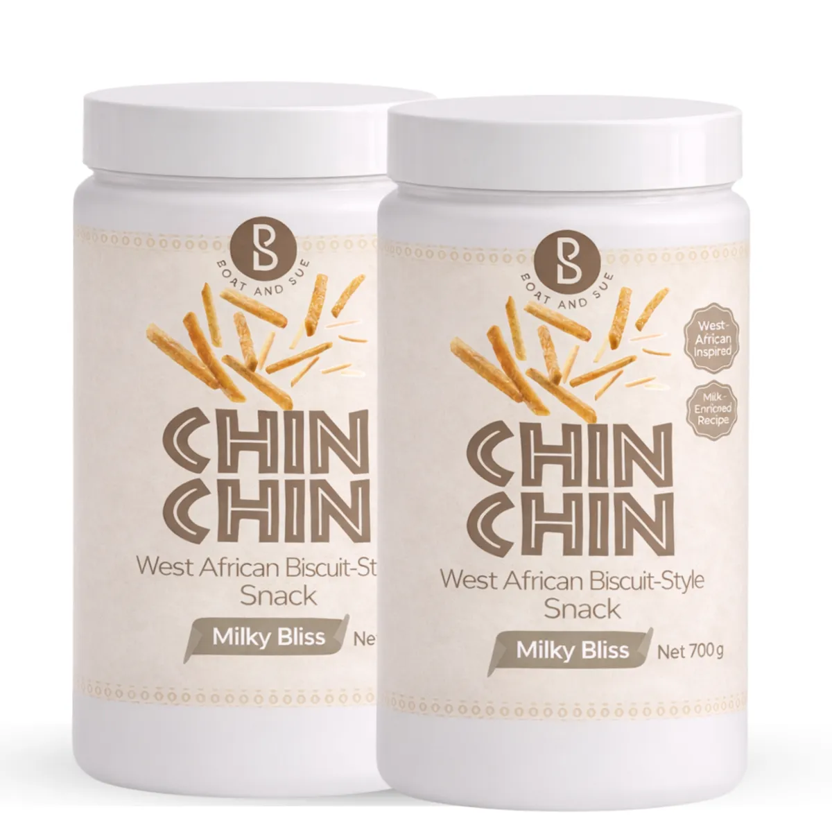 Boat & Sue Chin Chin Milky Bliss Snack Tubs