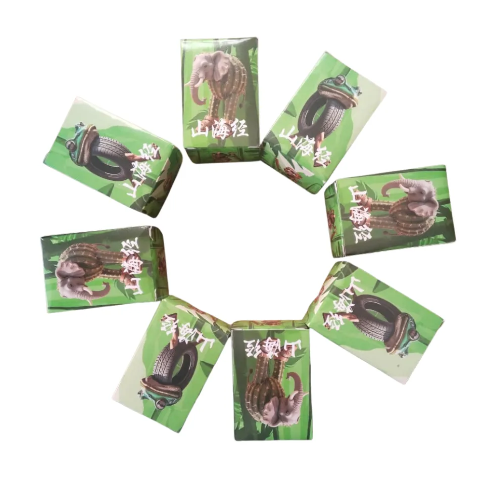 Italian Brainrot Birthday Party Decor Gift Boxes - Mini Figure Keyring - 8 Pack