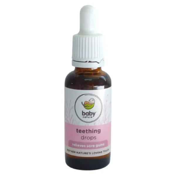 BabyNature - Teething Drops - Soothes Sore Gums - 30ml