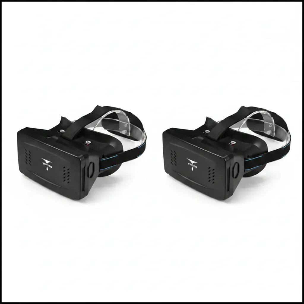 Terios Mobile VR Headset for 4.7-6.53 inch Smartphones - 3D - 2 Pack