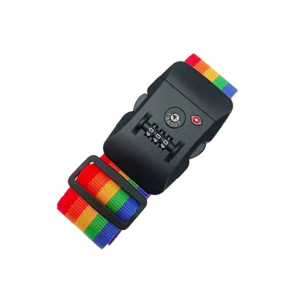Single Luggage Strap With Combination Lock