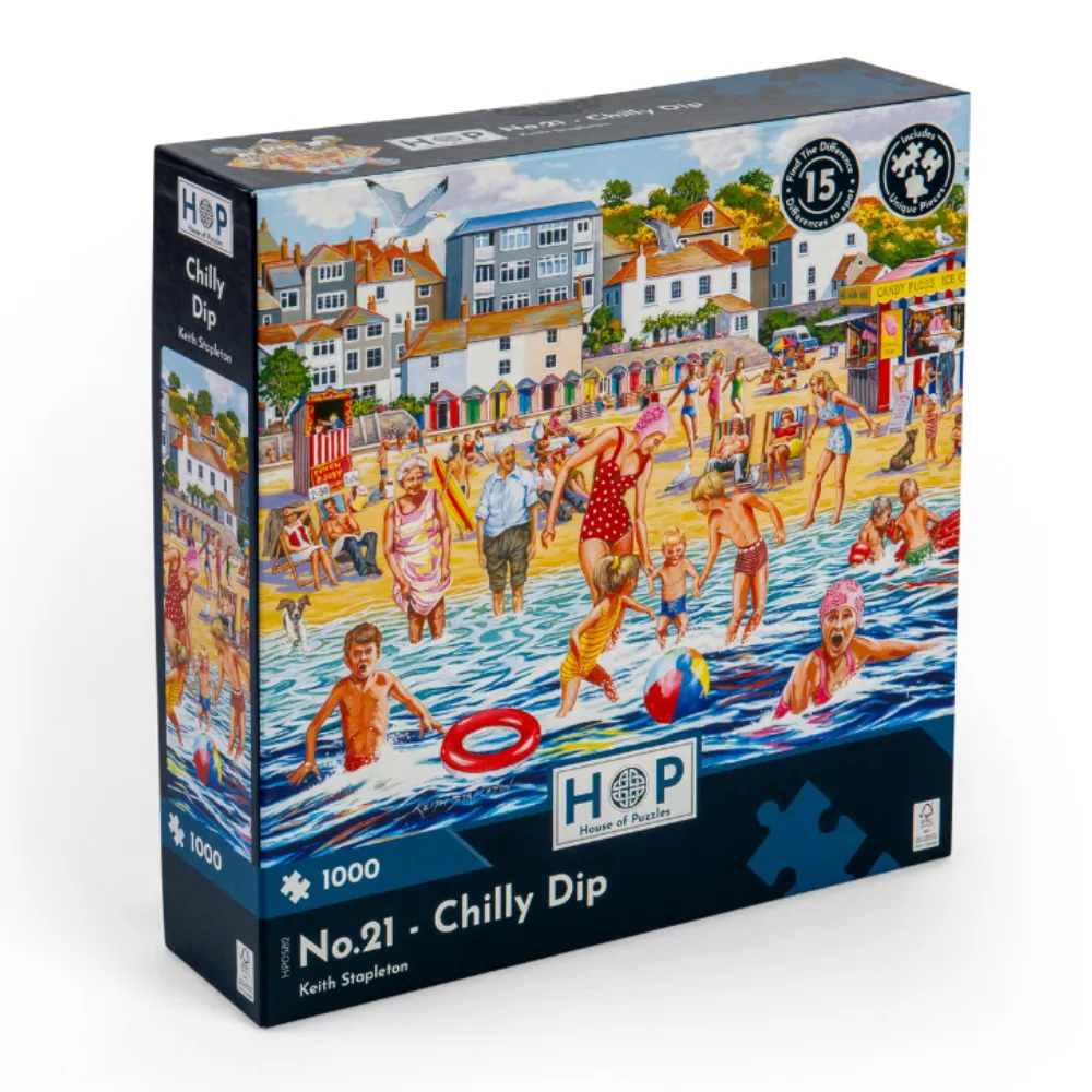 House of Puzzles - No.21 - Chilly Dip - 1000 Piece Jigsaw Puzzle