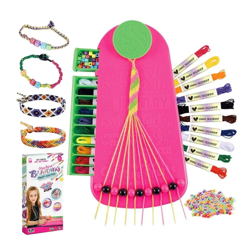DIY Bracelet Making Kit for Kids Girls Friendship Beads Arts Crafts Toy