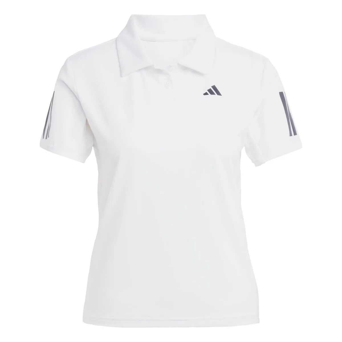 adidas Women's Club Tennis Climacool 3-Stripes Polo Shirt - White